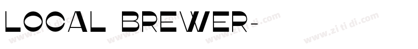 Local Brewer字体转换